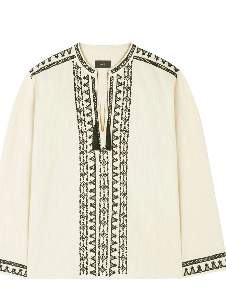 Affordable tassel-detail Women Alanui shirt 0812
